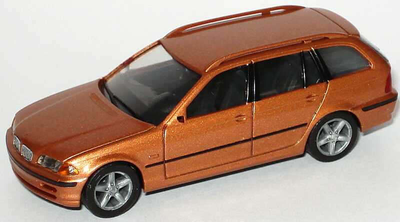 Foto 1:87 BMW 328i touring (E46) kupfer-met. herpa 032872