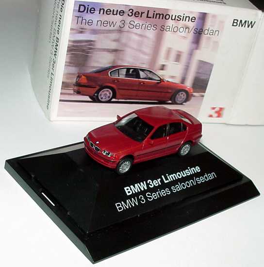 Foto 1:87 BMW 3er (E46) rot-met. Werbemodell herpa 80419421537