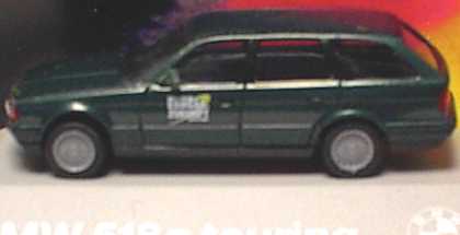 Foto 1:87 BMW 518g touring grün-met. Werbemodell herpa 80419420693