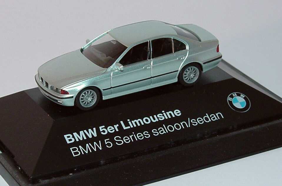 Foto 1:87 BMW 520i (E39) grünsilber-met. Werbemodell herpa 80419419979
