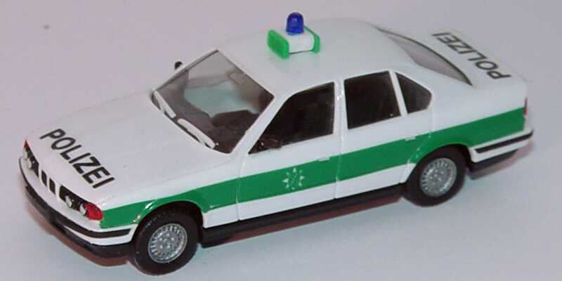 Foto 1:87 BMW 525i (E34) Polizei bayrisch (1 Blaulicht) herpa 4112