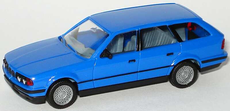 Foto 1:87 BMW 525i touring blau herpa 020961