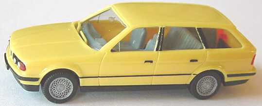 Foto 1:87 BMW 525i touring ginstergelb herpa 020961