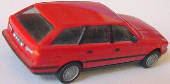 Foto 1:87 BMW 525i touring rot (oV, gesupert) herpa 020961