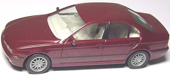 Foto 1:87 BMW 528i (E39) dunkelrot-met. herpa 031929