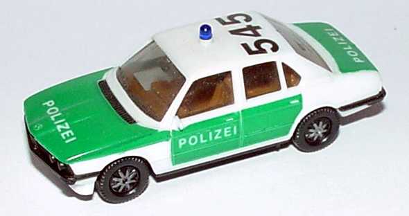 Foto 1:87 BMW 528i (E12) Polizei 545 (runder Leuchtensockel) herpa