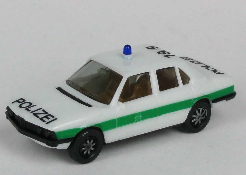 Foto 1:87 BMW 528i (E12) Polizei bayrisch 19/9 (IA beige) herpa 4043/01A