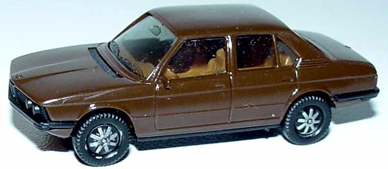 Foto 1:87 BMW 528i (E12) dunkelbraun herpa 2015