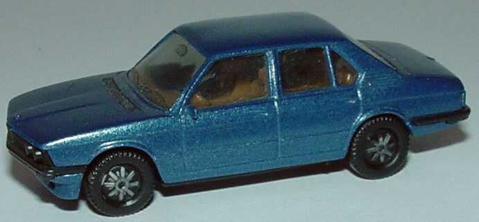 Foto 1:87 BMW 528i (E12) mit Frontspoiler blau-met. herpa 3015