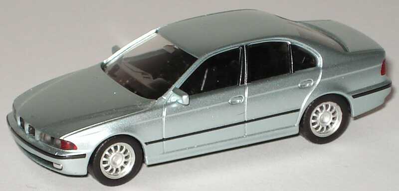 Foto 1:87 BMW 528i (E39) grünsilber-met. herpa 031929