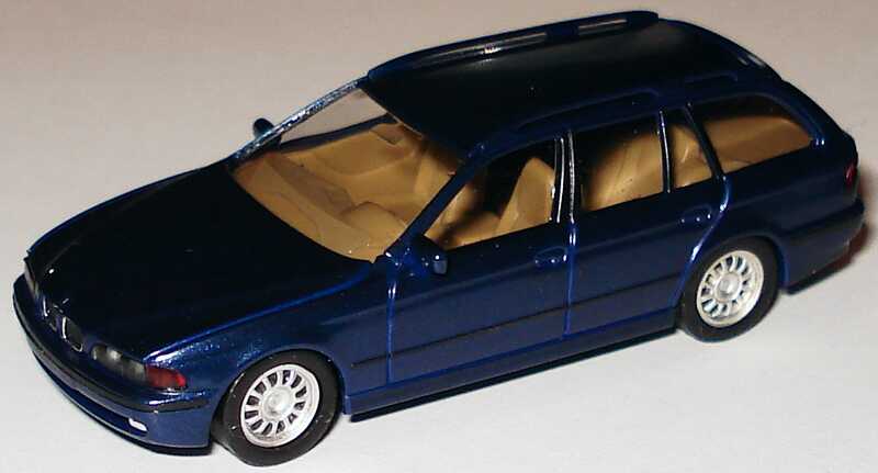 Foto 1:87 BMW 528i touring (E39) dunkelblau-met. herpa