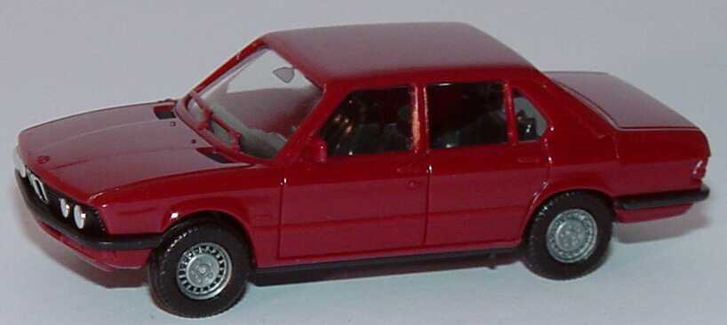 Foto 1:87 BMW 528i (E28) weinrot, IA schwarz herpa 2041