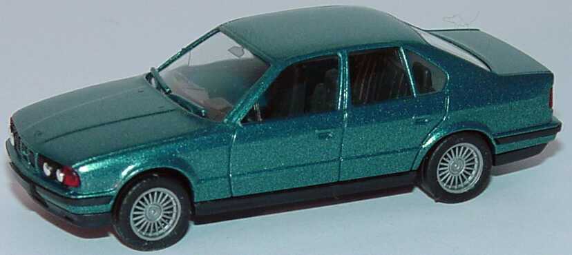 Foto 1:87 BMW 535i (E34) lagunengrünmet., mit Alpina-Felgen herpa 030656