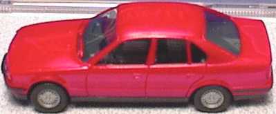 Foto 1:87 BMW 535i (E34) rot-met. (defekt) herpa 030656