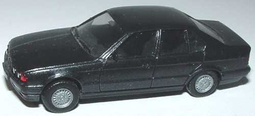 Foto 1:87 BMW 535i (E34) schwarzmet., Spiegel fest herpa 030656