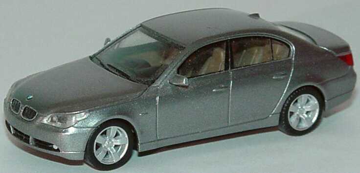 Foto 1:87 BMW 5er (E60) silbergrau-met. herpa 80410153191
