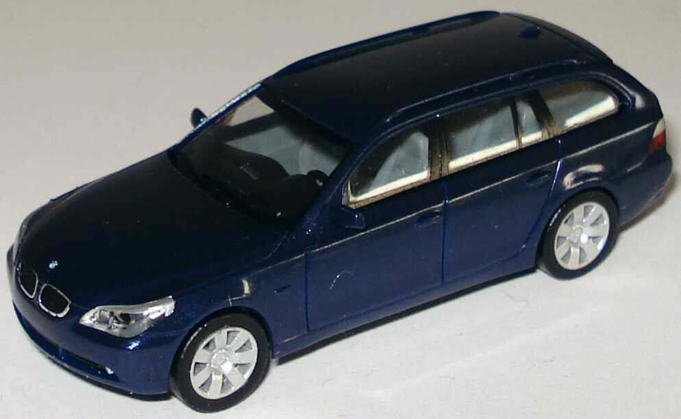 Foto 1:87 BMW 5er touring (E61) mysticblau-met. herpa 80410308421