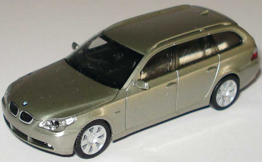 Foto 1:87 BMW 5er touring (E61) olivin-met. herpa 80410308422