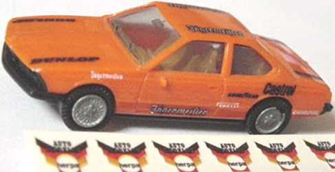 Foto 1:87 BMW 633 CSi (E24) Jägermeister (mit Naßschiebebogen) herpa 3554