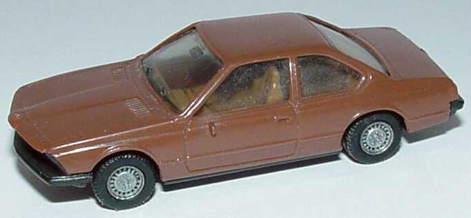 Foto 1:87 BMW 6er 633 CSi (E24) blaßbraun - herpa 2000