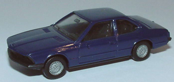 Foto 1:87 BMW 633 CSi (E24) dunkelblau herpa 2000