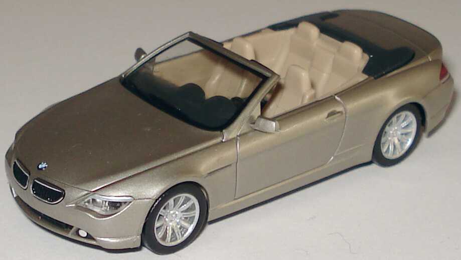 Foto 1:87 BMW 6er Cabrio E64 mineralsilber-met. - herpa 80410153429