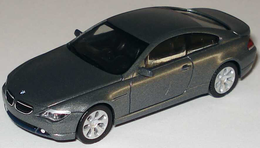 Foto 1:87 BMW 6er Coupé (E63) stratusgrau-met. herpa 80410153275
