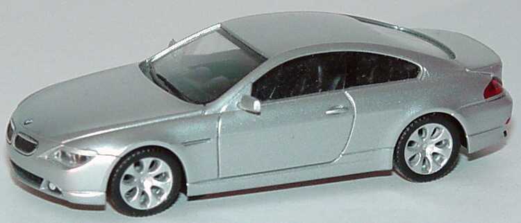 Foto 1:87 BMW 6er Coupé (E63) titansilber-met. herpa 80410153277