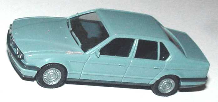 Foto 1:87 BMW 735i (E32) blaugrau, Spiegel fest herpa 020434