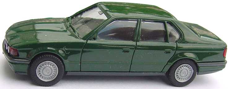 Foto 1:87 BMW 735i (E32) dunkelgrün herpa 020434