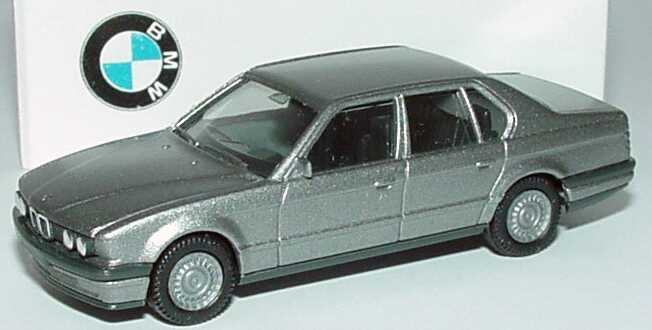 Foto 1:87 BMW 735i (E32) grau-met. Werbemodell herpa 92229417150