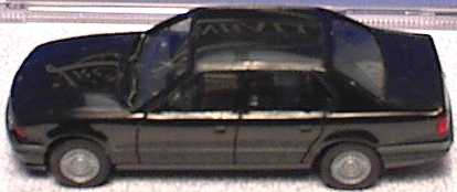 Foto 1:87 BMW 735i (E32) schwarz herpa 020434