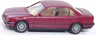 Foto 1:87 BMW 740i (E38) rot-met. herpa 031646