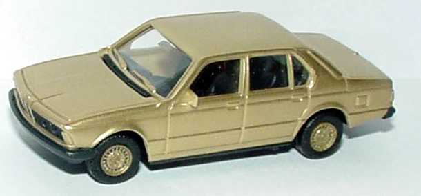 Foto 1:87 BMW 7er 745i E23 gold-met. Felgen gold - herpa 166096-81