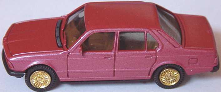 Foto 1:87 BMW 745i (E23) rosérotmet., Felgen gold herpa 3027/01B