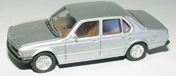 Foto 1:87 BMW 745i (E23) silbermet., IA beige, Speichen-Felgen herpa 3027