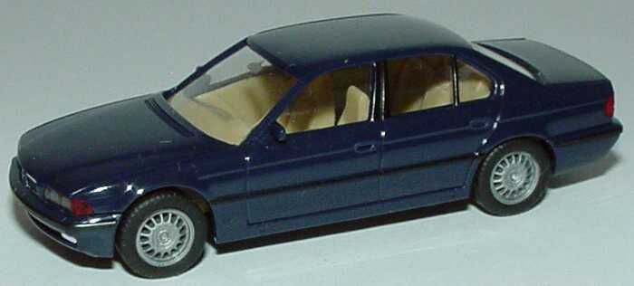 Foto 1:87 BMW 750i (E38) dunkelblau herpa 021685