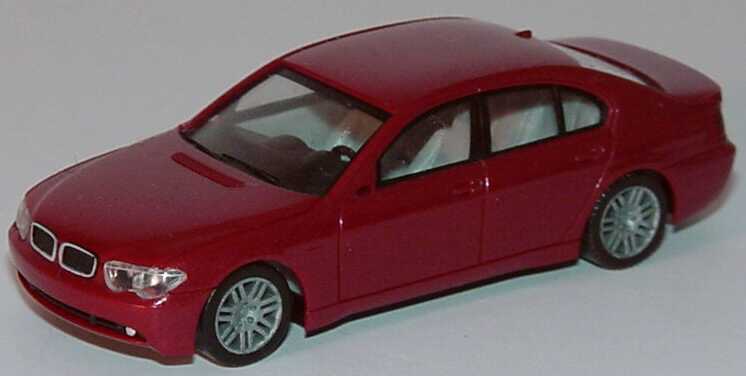 Foto 1:87 BMW 7er (E65) weinrot-met. (Bastelware) herpa 033053