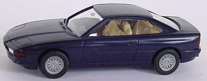 Foto 1:87 BMW 850i dunkelblaumet., IA beige herpa 3079/0188043