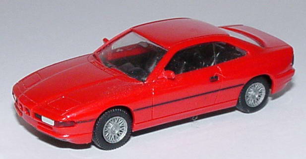 Foto 1:87 BMW 850i rot (ohne PC-Box) herpa 82229417658