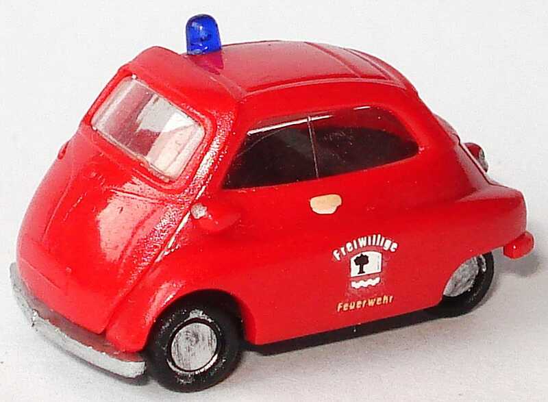 Foto 1:87 BMW Isetta Freiwillige Feuerwehr (Decal-Modell) I.M.U.