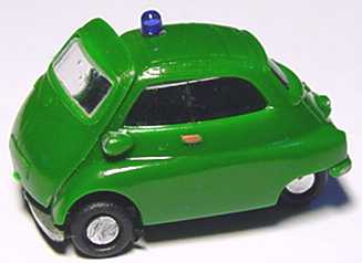 Foto 1:87 BMW Isetta Polizei grün I.M.U.