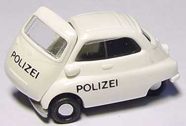 Foto 1:87 BMW Isetta Polizei weiß I.M.U.