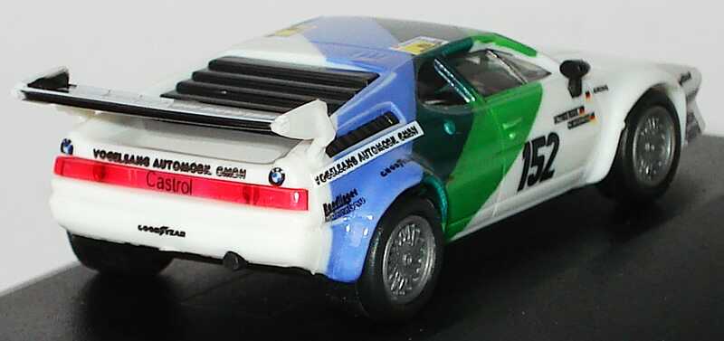 Foto 1:87 BMW M1 Sport 24 h von Le Mans 1985  Vogelsang Nr.152, Grohs / Heger / König (M1-Legenden) MGM