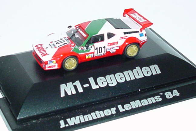 Foto 1:87 BMW M1 Sport Castrol Nr.101, J. Winther (M1-Legenden, LeMans ´84) Trumpeter 2006