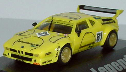 Foto 1:87 BMW M1 Sport  Procar Series 1979 Kreistelefonbuch Nr.81, C. Regazzoni (M1-Legenden, Norisring ´79) Trumpeter 2007
