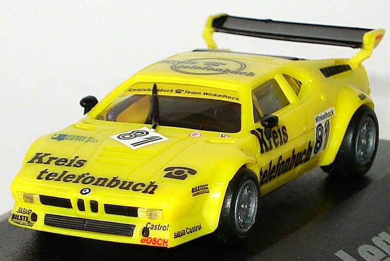 Foto 1:87 BMW M1 Sport  Procar Series 1979 Kreistelefonbuch Nr.81, Manfred Winkelhock (M1-Legenden, Salzburgring ´79) MGM