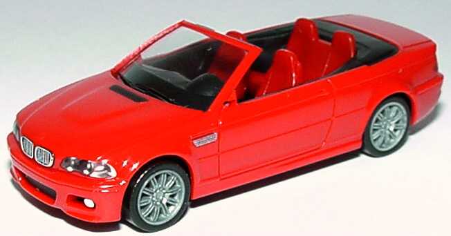 Foto 1:87 BMW M3 Cabrio (E46) brillantrot herpa 022996