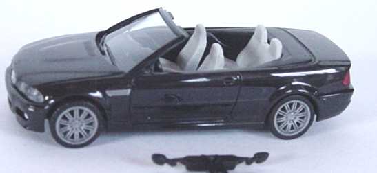 Foto 1:87 BMW M3 Cabrio (E46) schwarz herpa 022996