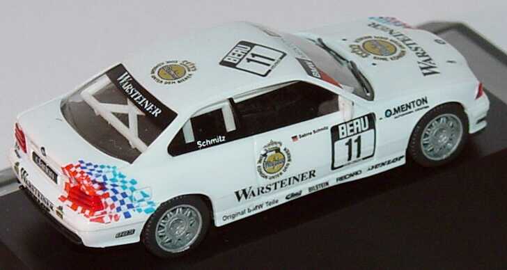 Foto 1:87 BMW M3 Coupé (E36) Gruppe N Menton, Warsteiner Nr. 11, Sabine Schmitz Werbemodell herpa 80419420607